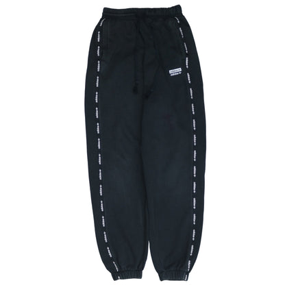 Womens UK Size 6 adidas Regular Fit Sweatpants Black Trousers