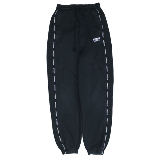 Womens UK Size 6 adidas Regular Fit Sweatpants Black Trousers