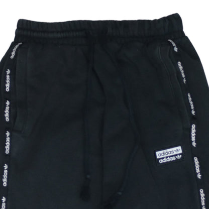 Womens UK Size 6 adidas Regular Fit Sweatpants Black Trousers