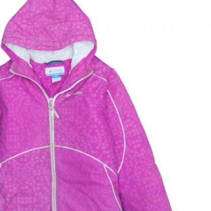 Columbia Women's Pink Hooded Waterproof Winter Jacket Size M
