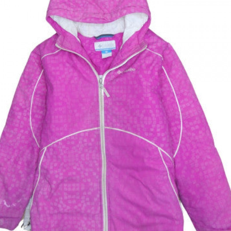 Columbia Women's Pink Hooded Waterproof Winter Jacket Size M