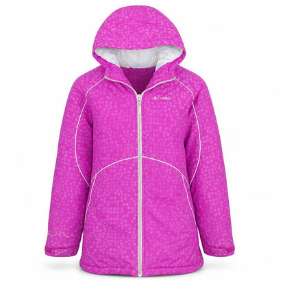 Columbia Women's Pink Hooded Waterproof Winter Jacket Size M