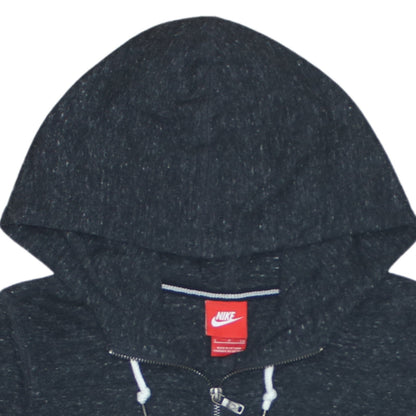 Womens UK Size S Nike Black Full Zip Hoodie