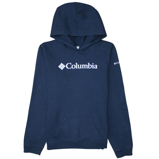 Womens UK Size M Columbia Blue Pullover Hoodie