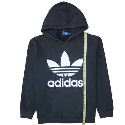Mens UK Size XL adidas Black Pullover Hoodie