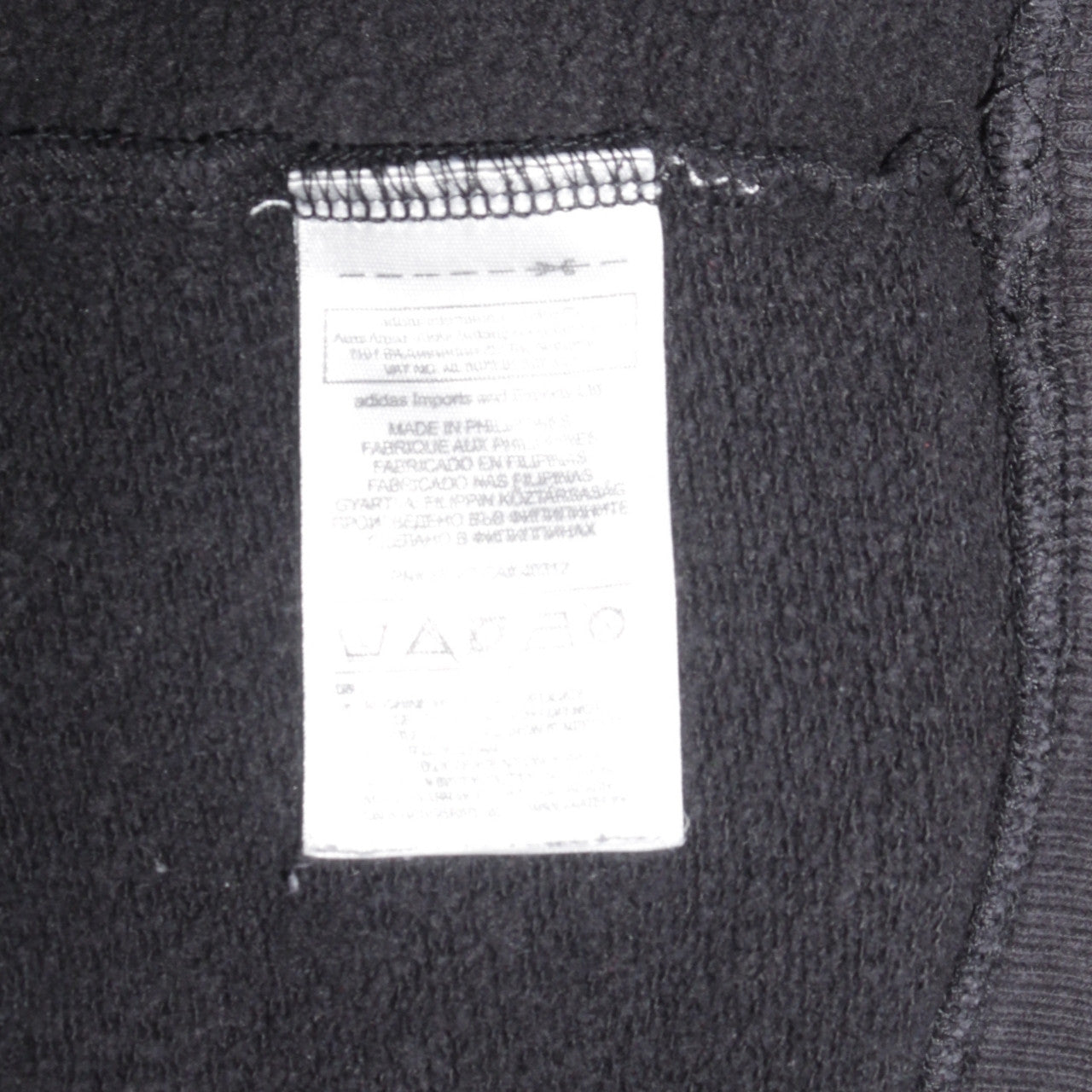 Mens UK Size XL adidas Black Pullover Hoodie