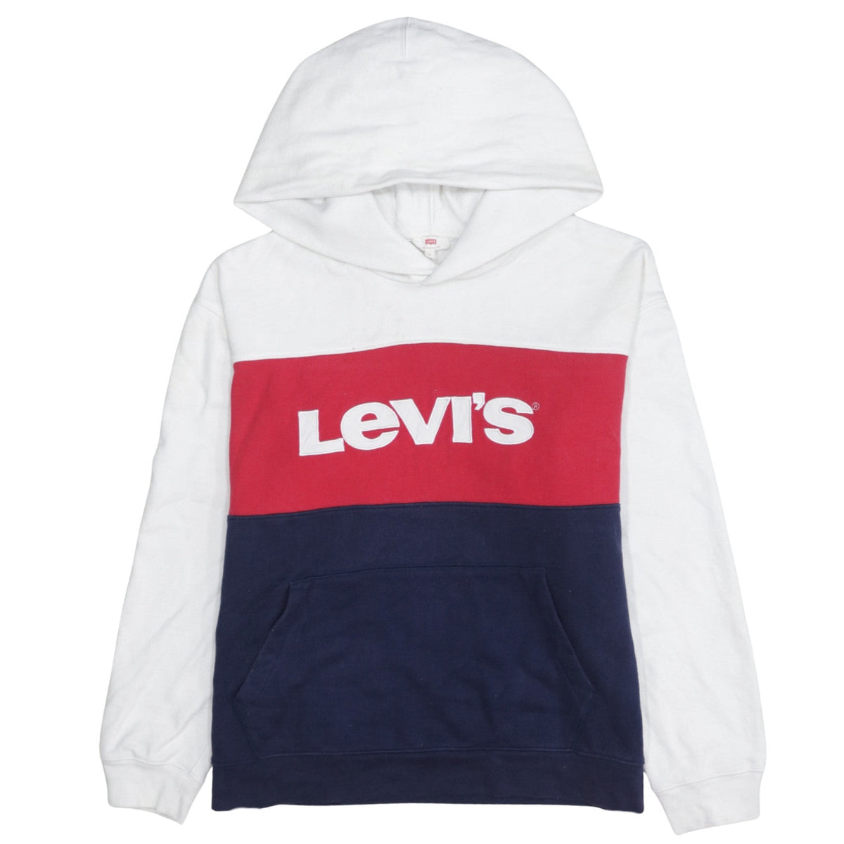 Mens UK Size L Levi's Multicoloured Pullover Hoodie