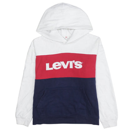 Mens UK Size L Levi's Multicoloured Pullover Hoodie