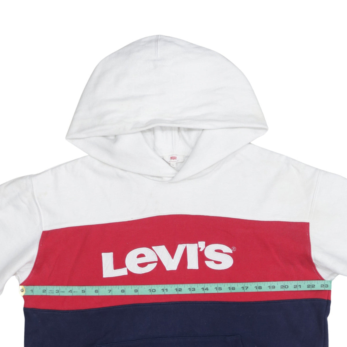 Mens UK Size L Levi's Multicoloured Pullover Hoodie