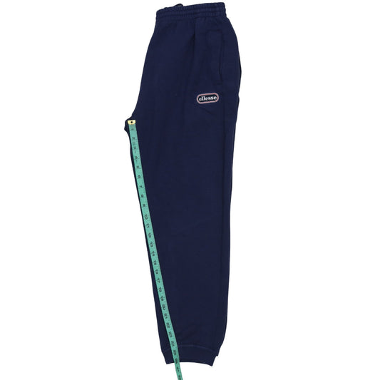 Ellesse Women Navy Blue Jogger Sweatpants Size UK 10 Cotton Blend