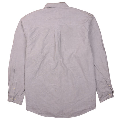 Timberland Men's Grey XL Long Sleeve Button-Up Cotton Shirt