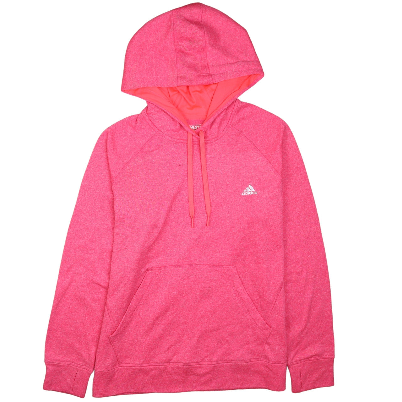 Womens UK Size XL adidas Pink Pullover Hoodie