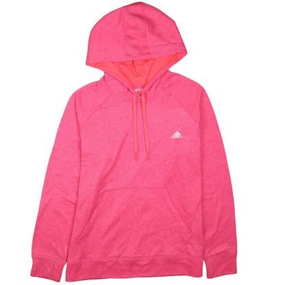 Womens UK Size XL adidas Pink Pullover Hoodie