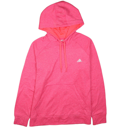 Womens UK Size XL adidas Pink Pullover Hoodie