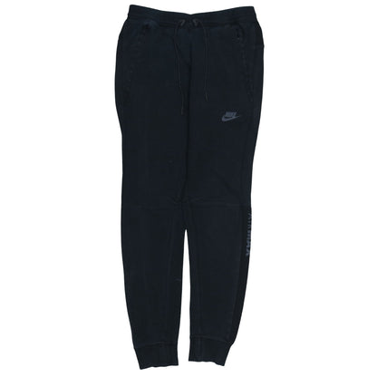 Nike Men's Black Joggers Small Regular Fit Fleece Sweatpants