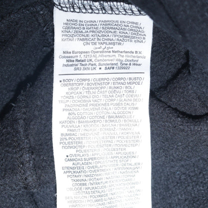 Nike Men's Black Joggers Small Regular Fit Fleece Sweatpants