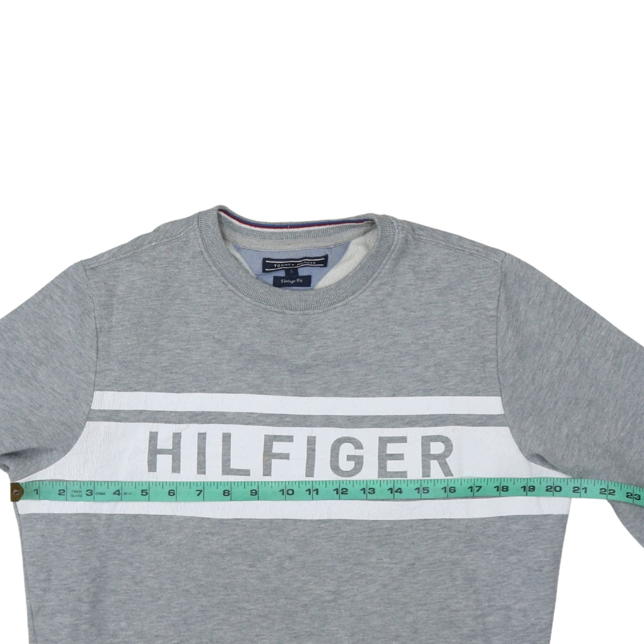 Mens UK Size S Tommy Hilfiger Grey Pullover Sweatshirt