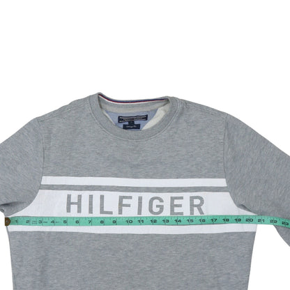 Mens UK Size S Tommy Hilfiger Grey Pullover Sweatshirt