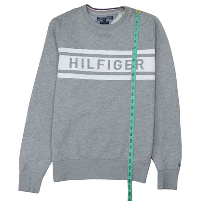Mens UK Size S Tommy Hilfiger Grey Pullover Sweatshirt