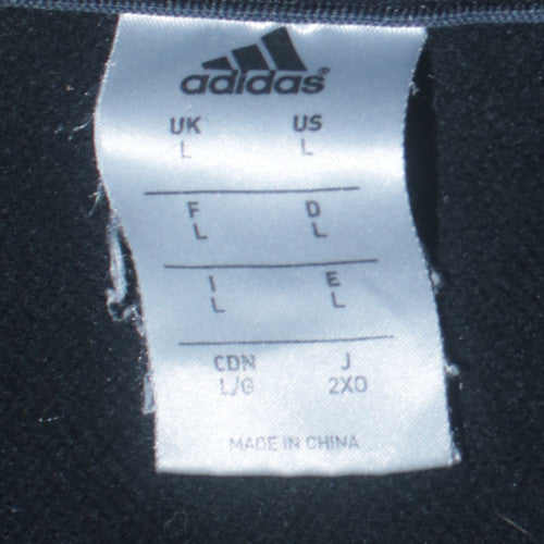 Mens UK Size L adidas Black Pullover Sweatshirt