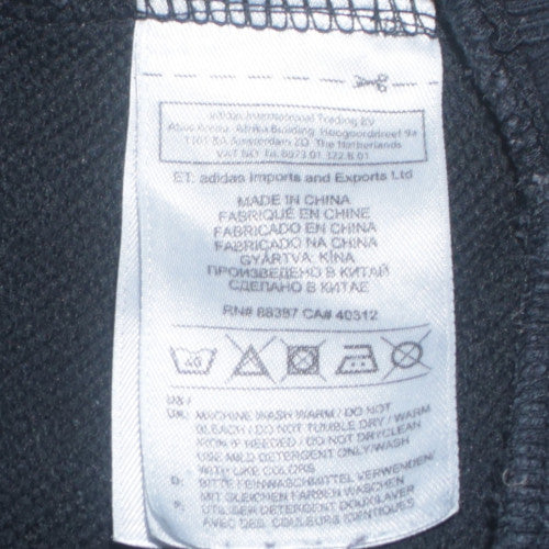 Mens UK Size L adidas Black Pullover Sweatshirt