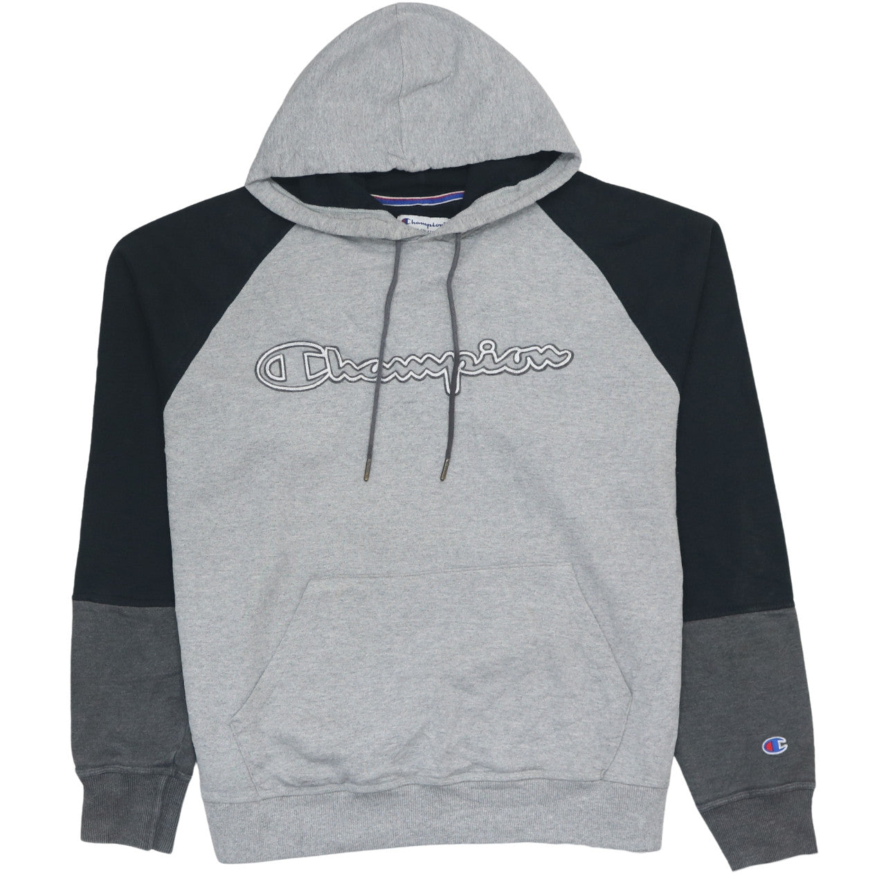 Mens UK Size L Champion Grey Pullover Hoodie