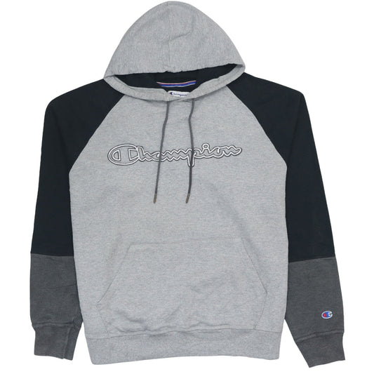 Mens UK Size L Champion Grey Pullover Hoodie
