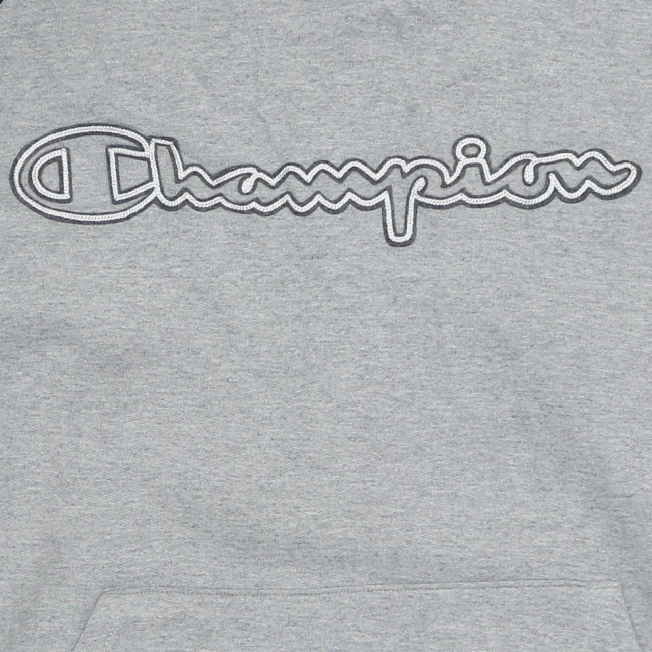 Mens UK Size L Champion Grey Pullover Hoodie