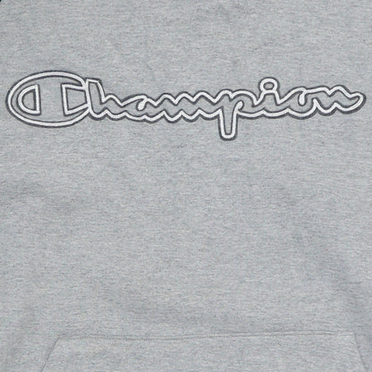 Mens UK Size L Champion Grey Pullover Hoodie
