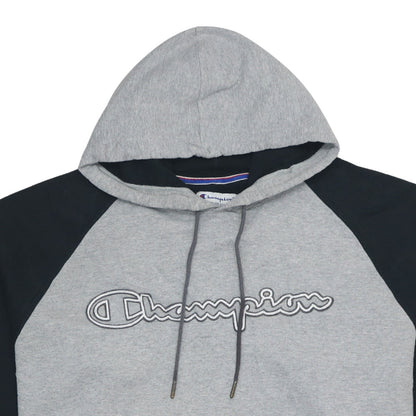 Mens UK Size L Champion Grey Pullover Hoodie