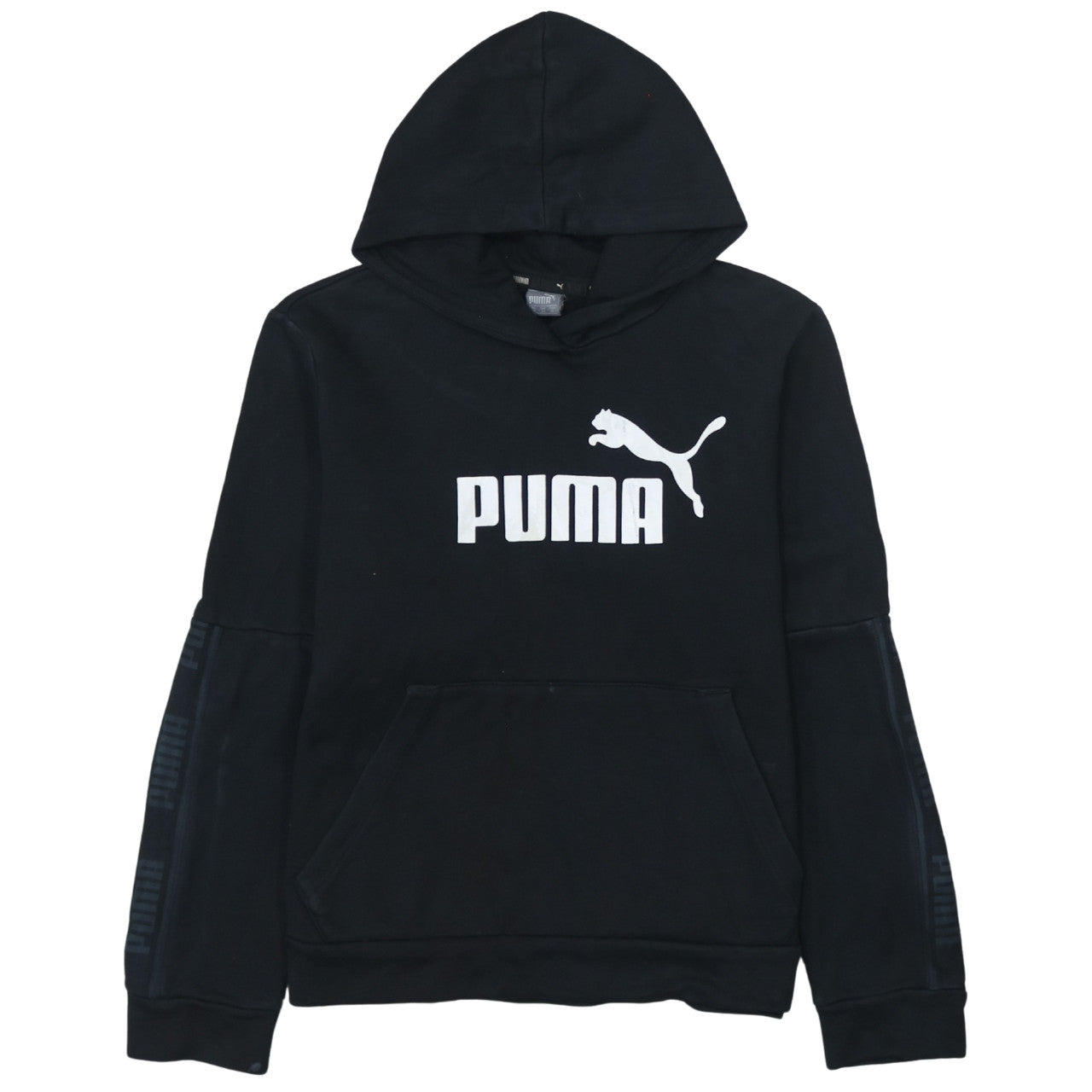 Womens UK Size XL PUMA Black Pullover Hoodie