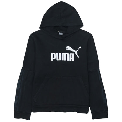 Womens UK Size XL PUMA Black Pullover Hoodie