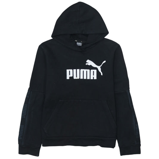 Womens UK Size XL PUMA Black Pullover Hoodie