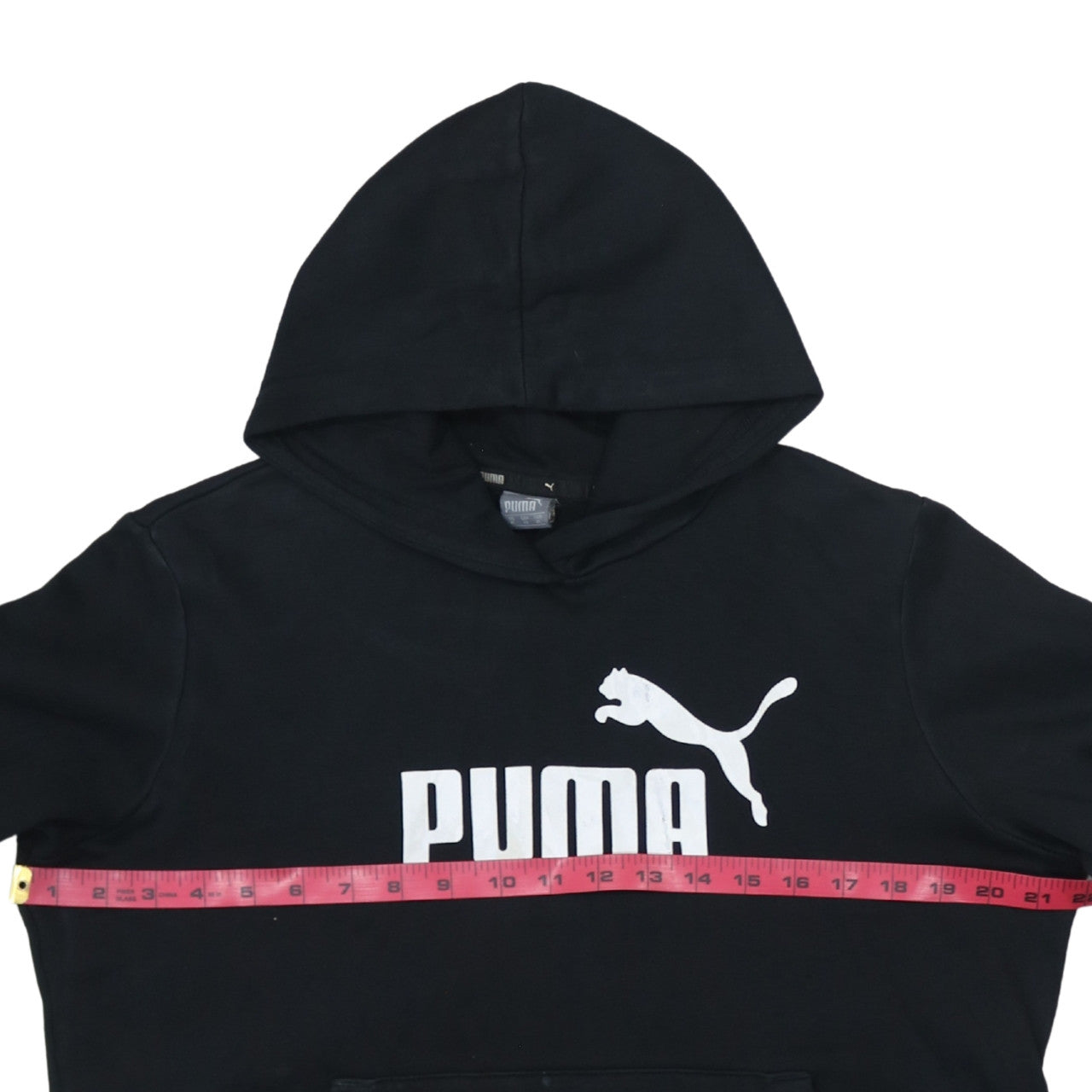 Womens UK Size XL PUMA Black Pullover Hoodie