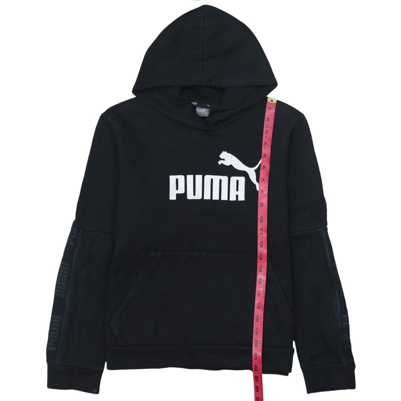 Womens UK Size XL PUMA Black Pullover Hoodie