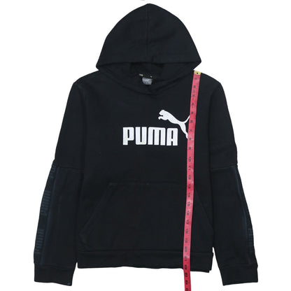 Womens UK Size XL PUMA Black Pullover Hoodie