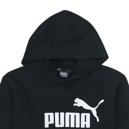 Womens UK Size XL PUMA Black Pullover Hoodie