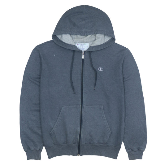 Womens UK Size M Champion Grey Full Zip Hoodie