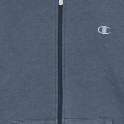 Womens UK Size M Champion Grey Full Zip Hoodie