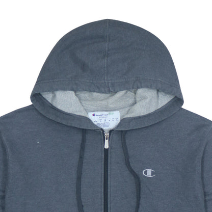 Womens UK Size M Champion Grey Full Zip Hoodie