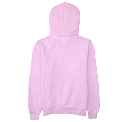 Womens UK Size S Tommy Jeans Pink Pullover Hoodie