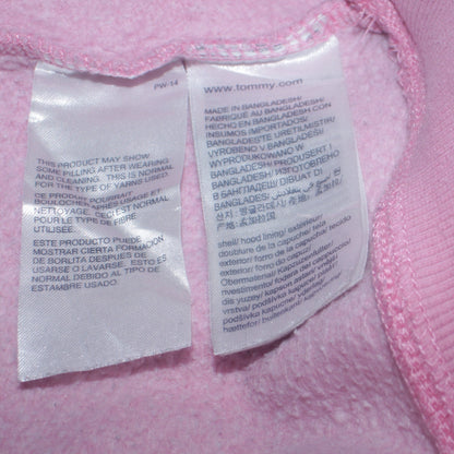 Womens UK Size S Tommy Jeans Pink Pullover Hoodie
