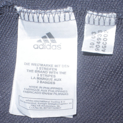 adidas Men’s Blue Track Jacket L Full Zip Hooded Sportswear