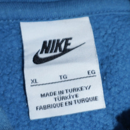Mens UK Size XL Nike Blue Pullover Hoodie