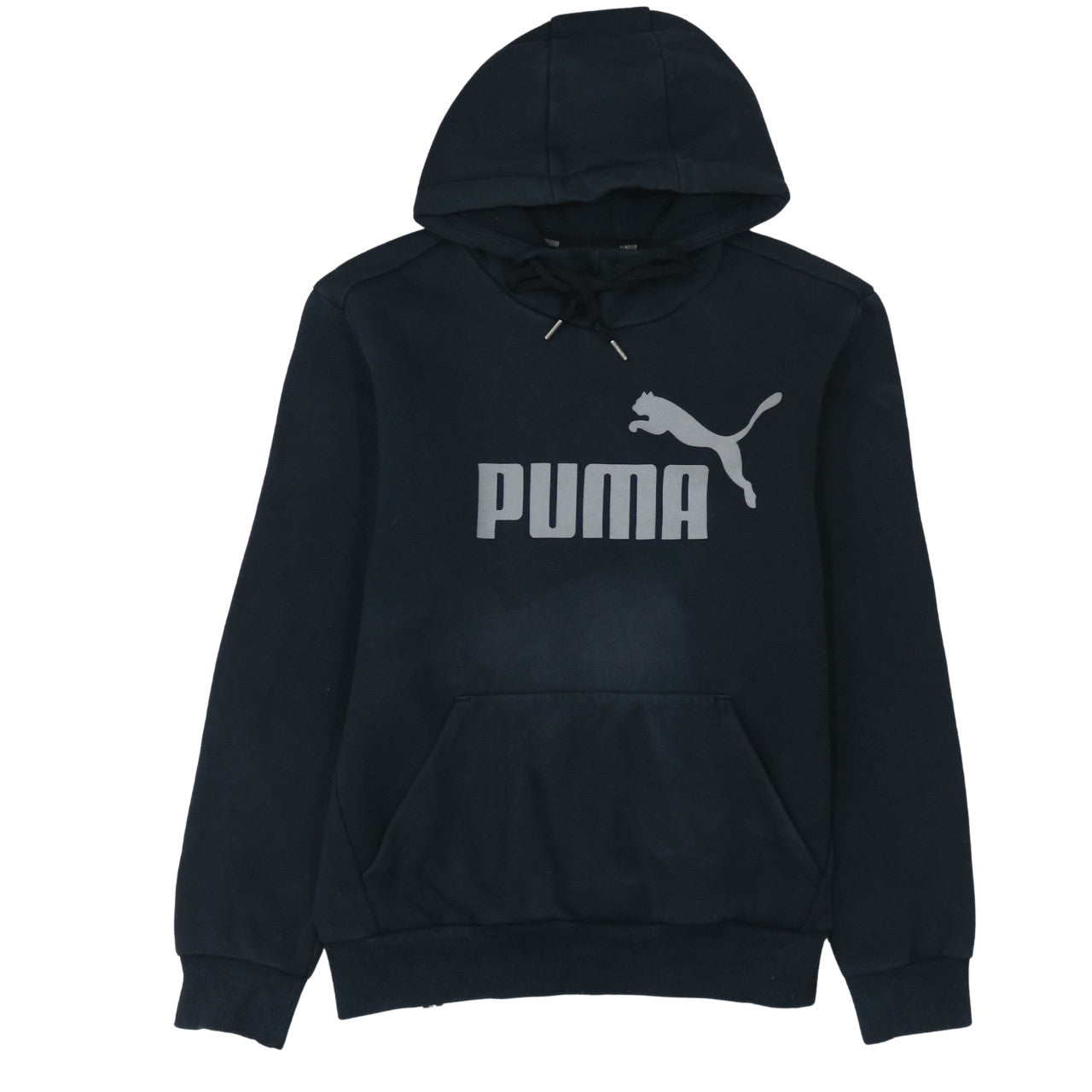 Mens UK Size S PUMA Black Pullover Hoodie