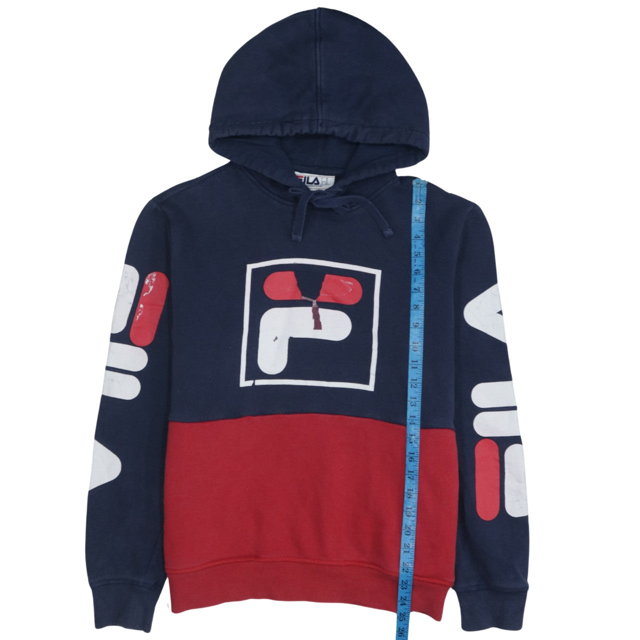Mens UK Size XS FILA Multicoloured Pullover Hoodie