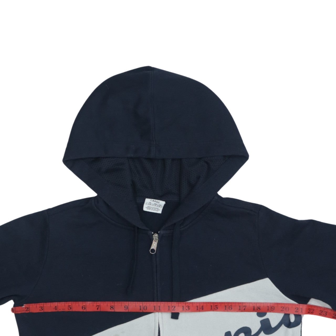 Mens UK Size L Champion Blue Full Zip Hoodie