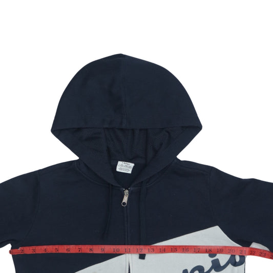 Mens UK Size L Champion Blue Full Zip Hoodie