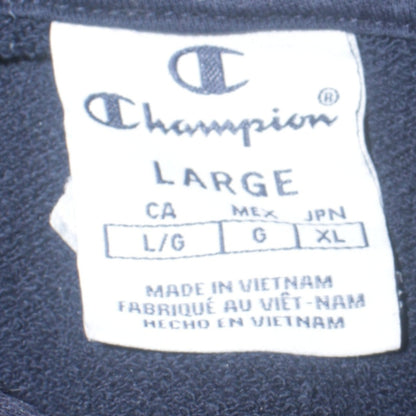 Mens UK Size L Champion Blue Full Zip Hoodie