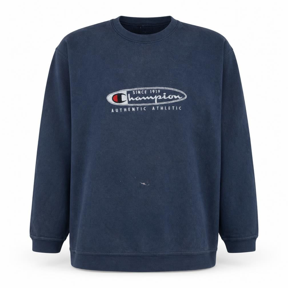 Mens UK Size 2XL Champion Blue Pullover Sweatshirt